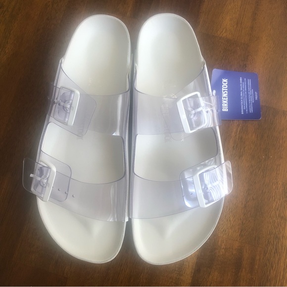 NIB $470 BIRKENSTOCK X MANOLO BLAHNIK Arizona Slide Sandal in size 41 EU! - Picture 7 of 16